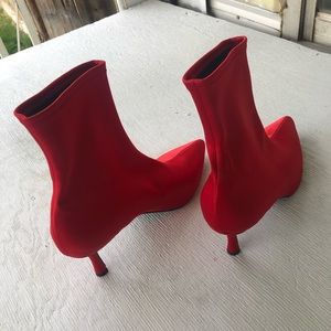 Senso Qween lll Stretch Boots in Red